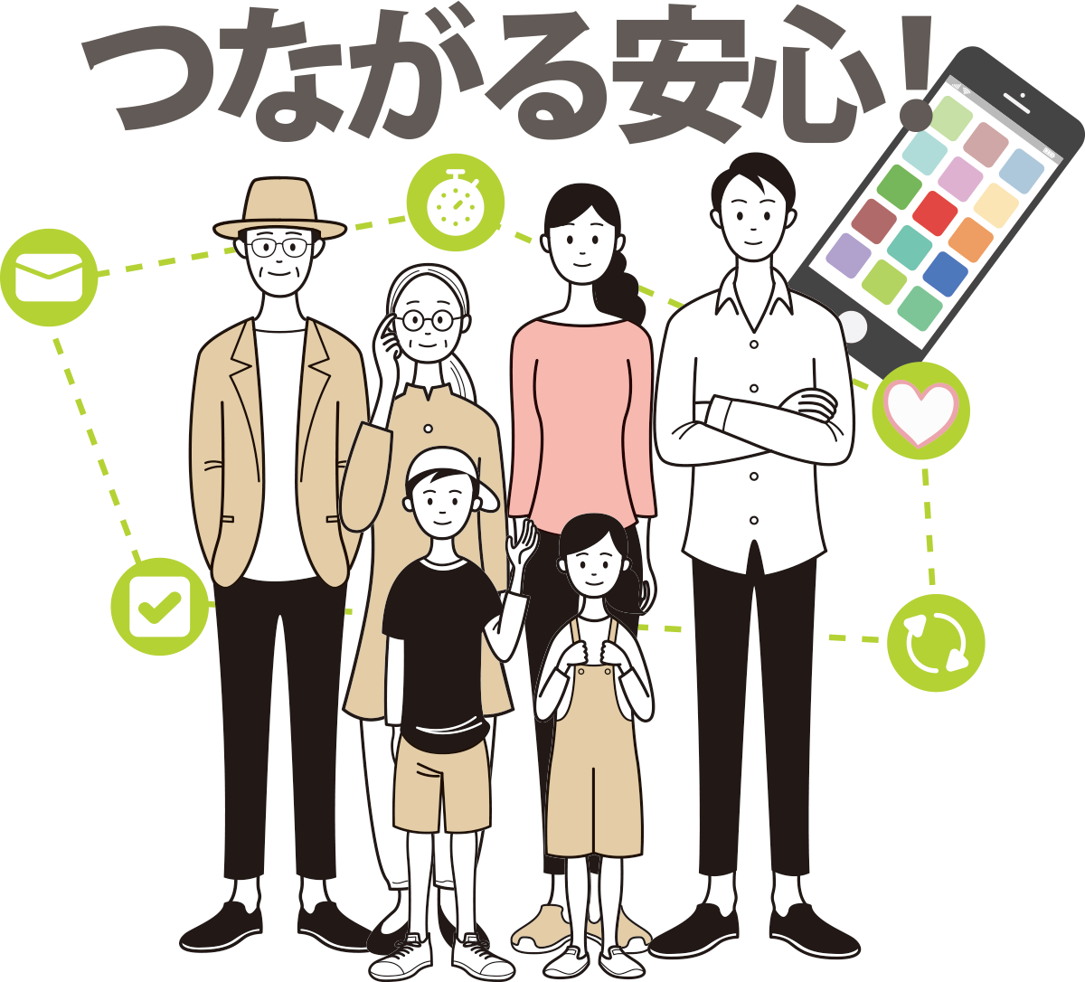 つながる安心!